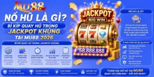 Nổ hũ là gì? Bí kíp quay hũ trúng Jackpot khủng tại MU88 2026